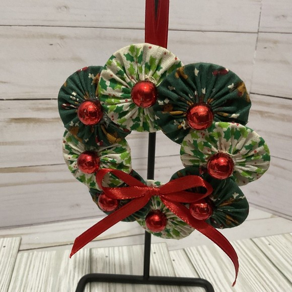 Lot of Farm House Homemade Christmas Tree Ornaments plastic canvas, misc - Picture 14 of 16